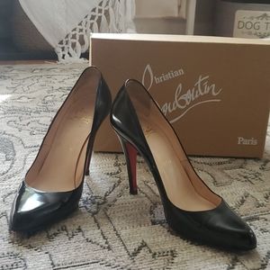 black Christian Louboutin size 39